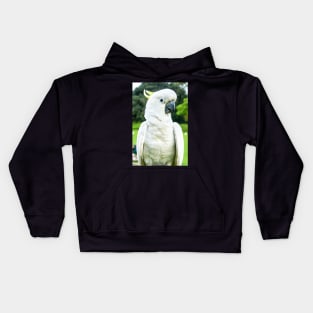 Sulphur-Crested Cockatoo Kids Hoodie